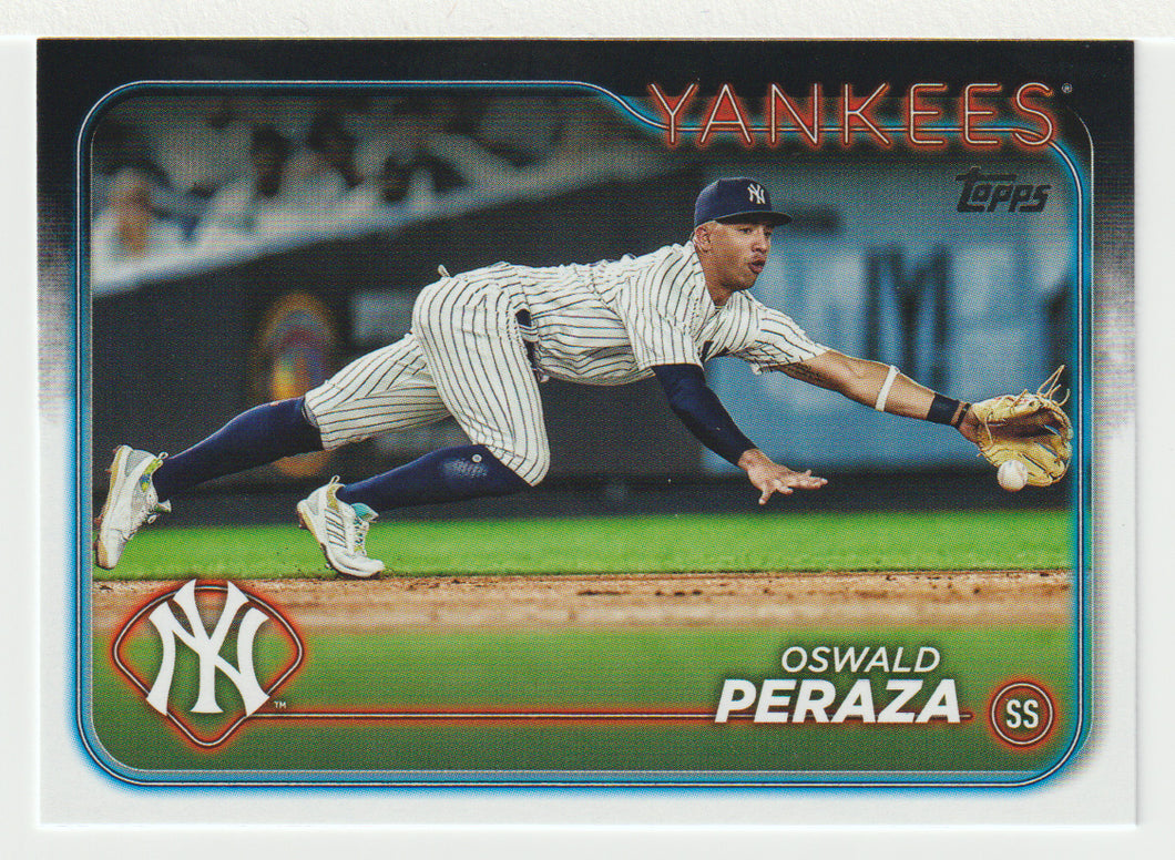 Oswald Peraza - New York Yankees (MLB Baseball Card) 2024 Topps # 459 Mint
