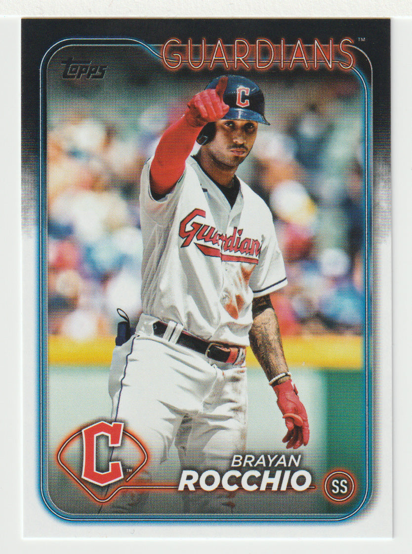 Brayan Rocchio - Cleveland Guardians (MLB Baseball Card) 2024 Topps # 473 Mint