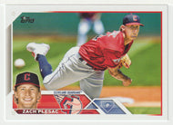 Zach Plesac - Cleveland Guardians (MLB Baseball Card) 2023 Topps # 476 Mint