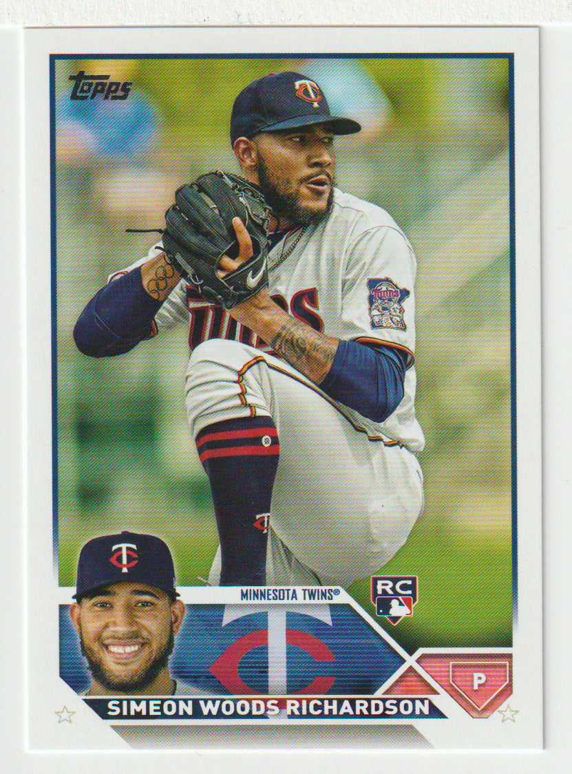 Simeon Woods Richardson RC - Minnesota Twins (MLB Baseball Card) 2023 Topps # 479 Mint