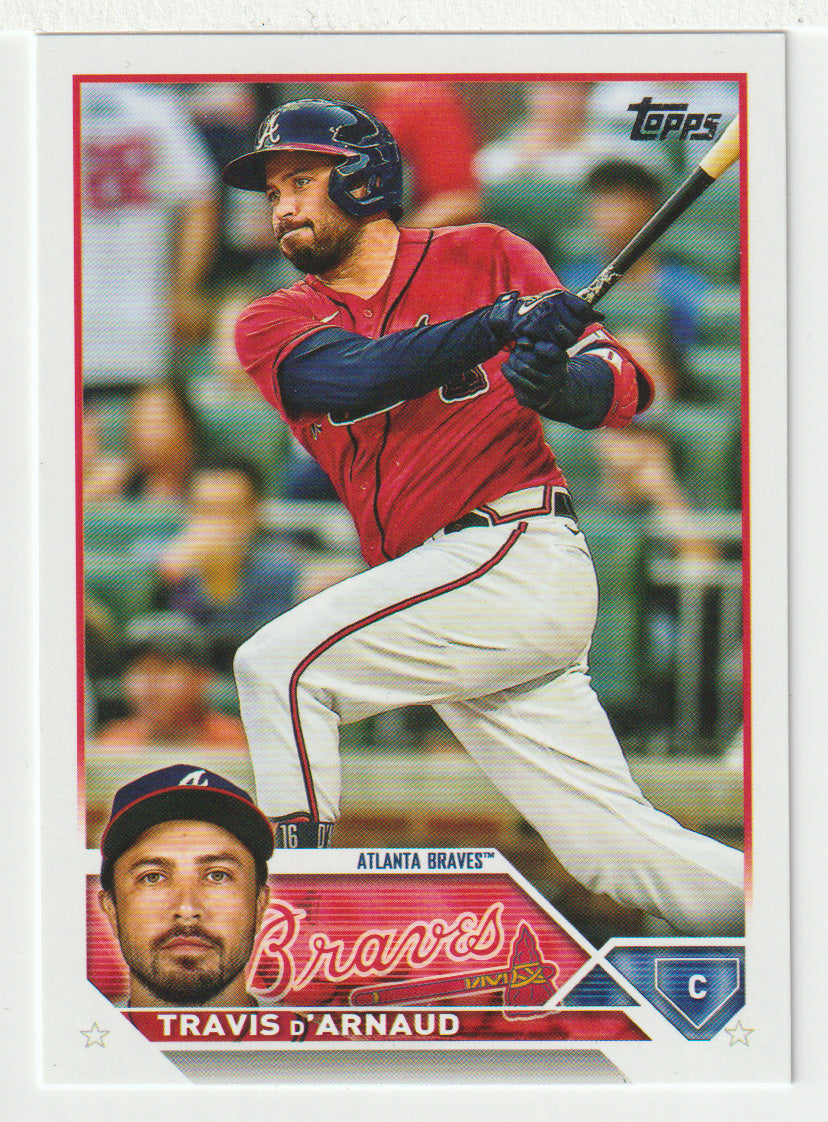 Travis d'Arnaud - Atlanta Braves (MLB Baseball Card) 2023 Topps # 483 Mint