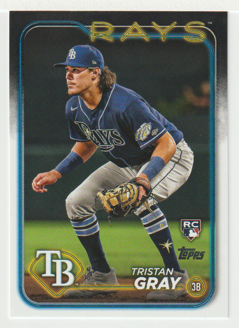 Tristan Gray RC - Tampa Bay Rays (MLB Baseball Card) 2024 Topps # 483 Mint