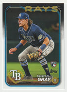 Tristan Gray RC - Tampa Bay Rays (MLB Baseball Card) 2024 Topps # 483 Mint