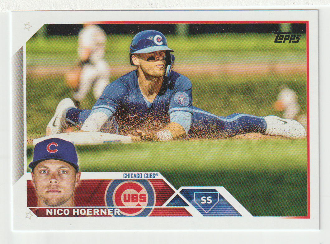 Nico Hoerner - Chicago Cubs (MLB Baseball Card) 2023 Topps # 485 Mint