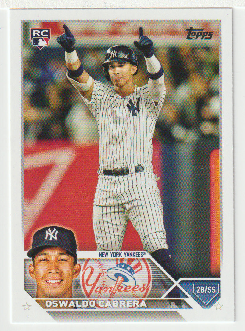 Oswaldo Cabrera RC - New York Yankees (MLB Baseball Card) 2023 Topps # 487 Mint