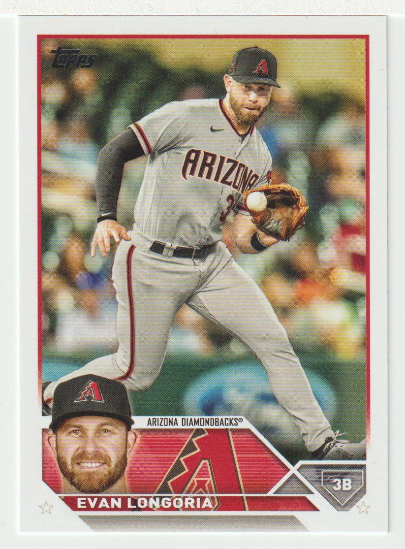 Evan Longoria - Arizona Diamondbacks (MLB Baseball Card) 2023 Topps # 492 Mint