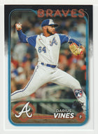 Darius Vines RC - Atlanta Braves (MLB Baseball Card) 2024 Topps # 493 Mint
