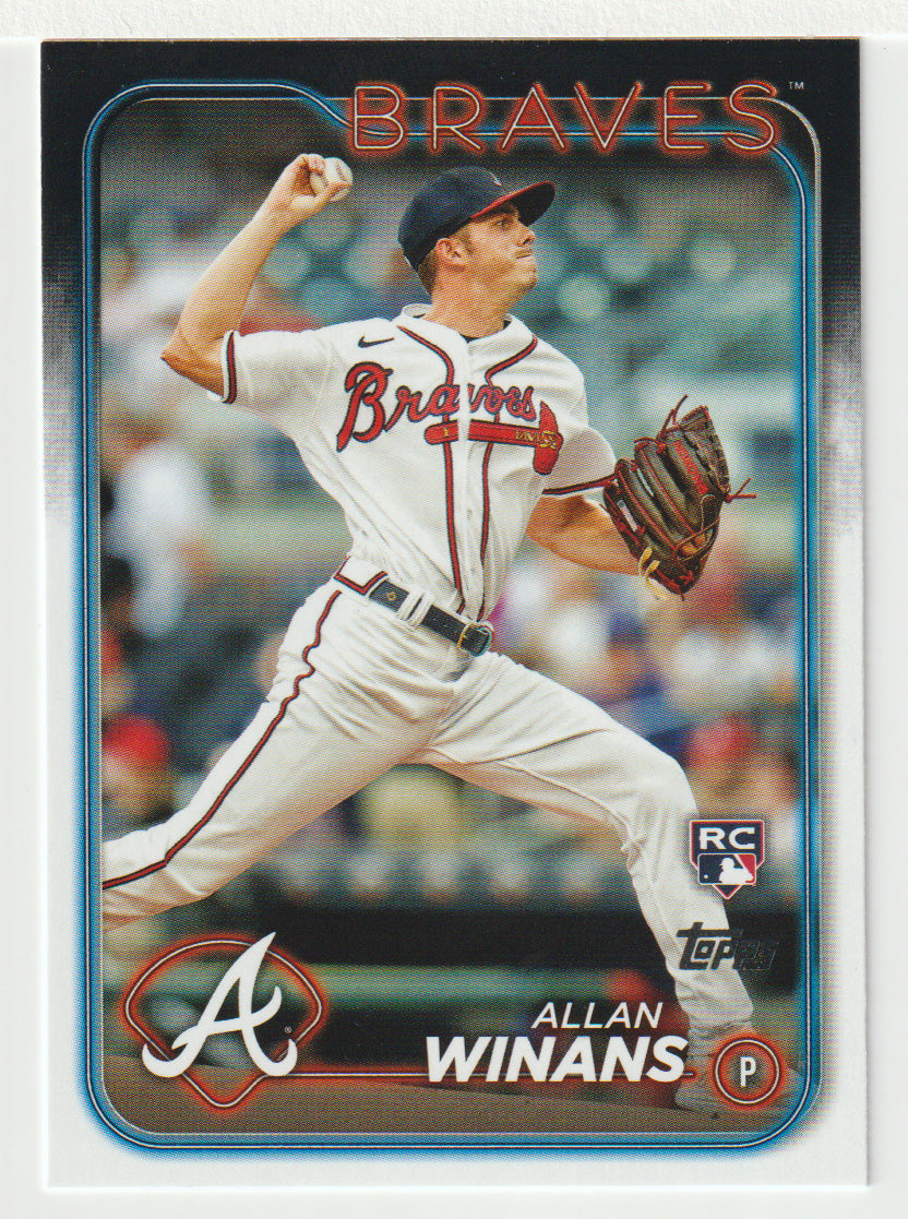 Allan Winans RC - Atlanta Braves (MLB Baseball Card) 2024 Topps # 494 Mint