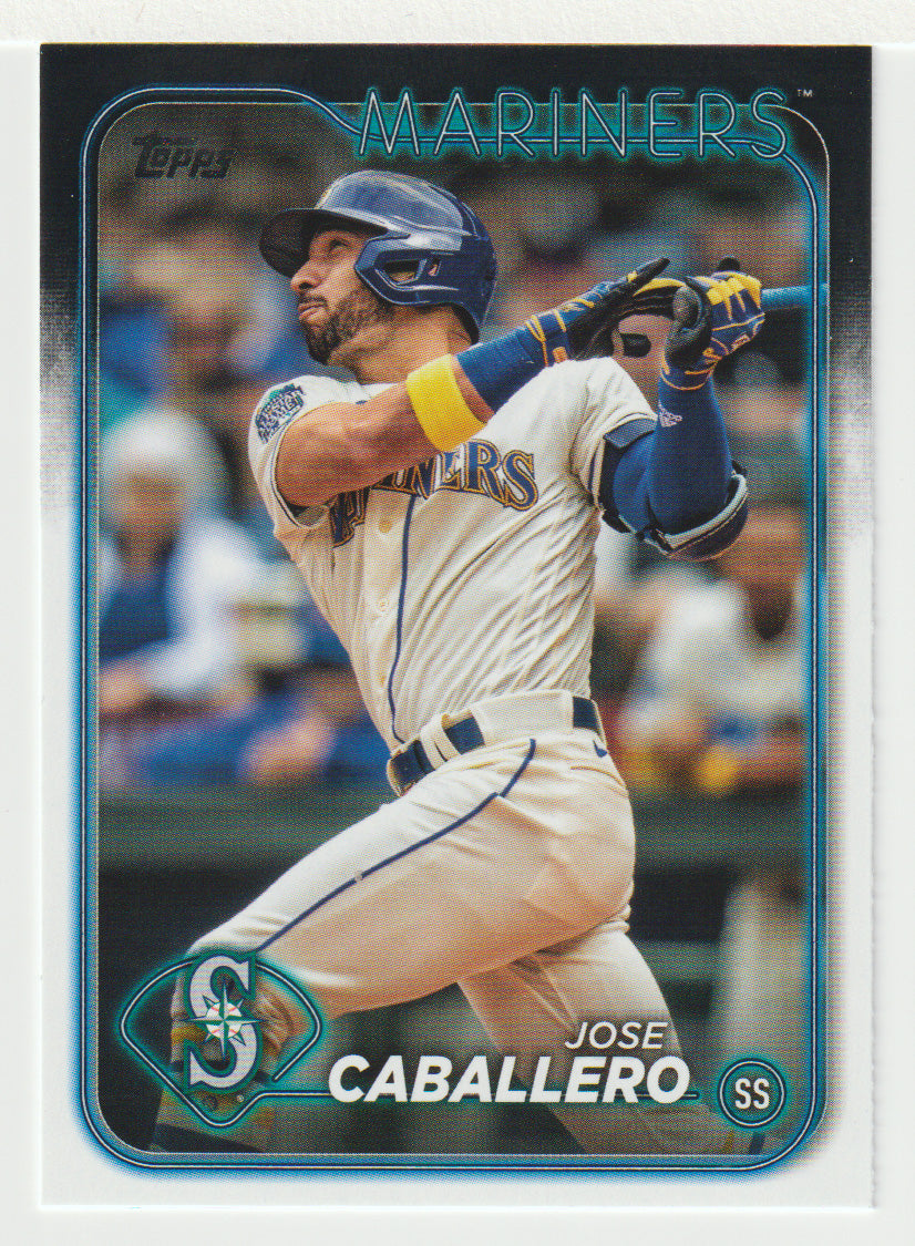 Jose Caballero - Seattle Mariners (MLB Baseball Card) 2024 Topps # 495 Mint