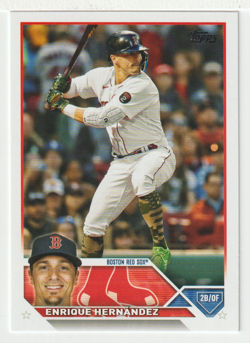 Enrique Hernandez - Boston Red Sox (MLB Baseball Card) 2023 Topps # 497 Mint