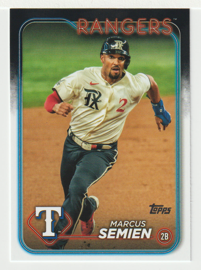Marcus Semien - Texas Rangers (MLB Baseball Card) 2024 Topps # 499 Mint