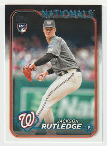 Jackson Rutledge RC - Washington Nationals (MLB Baseball Card) 2024 Topps # 503 Mint