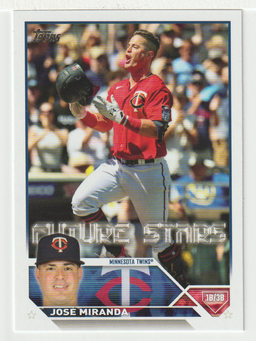 Jose Miranda - Minnesota Twins - Future Stars (MLB Baseball Card) 2023 Topps # 505 Mint