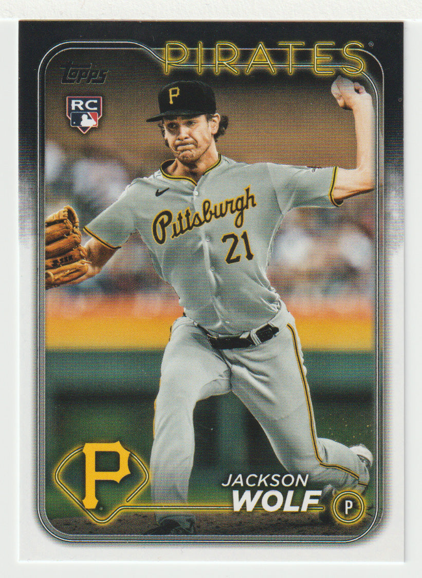 Jackson Wolf RC - Pittsburgh Pirates (MLB Baseball Card) 2024 Topps # 523 Mint