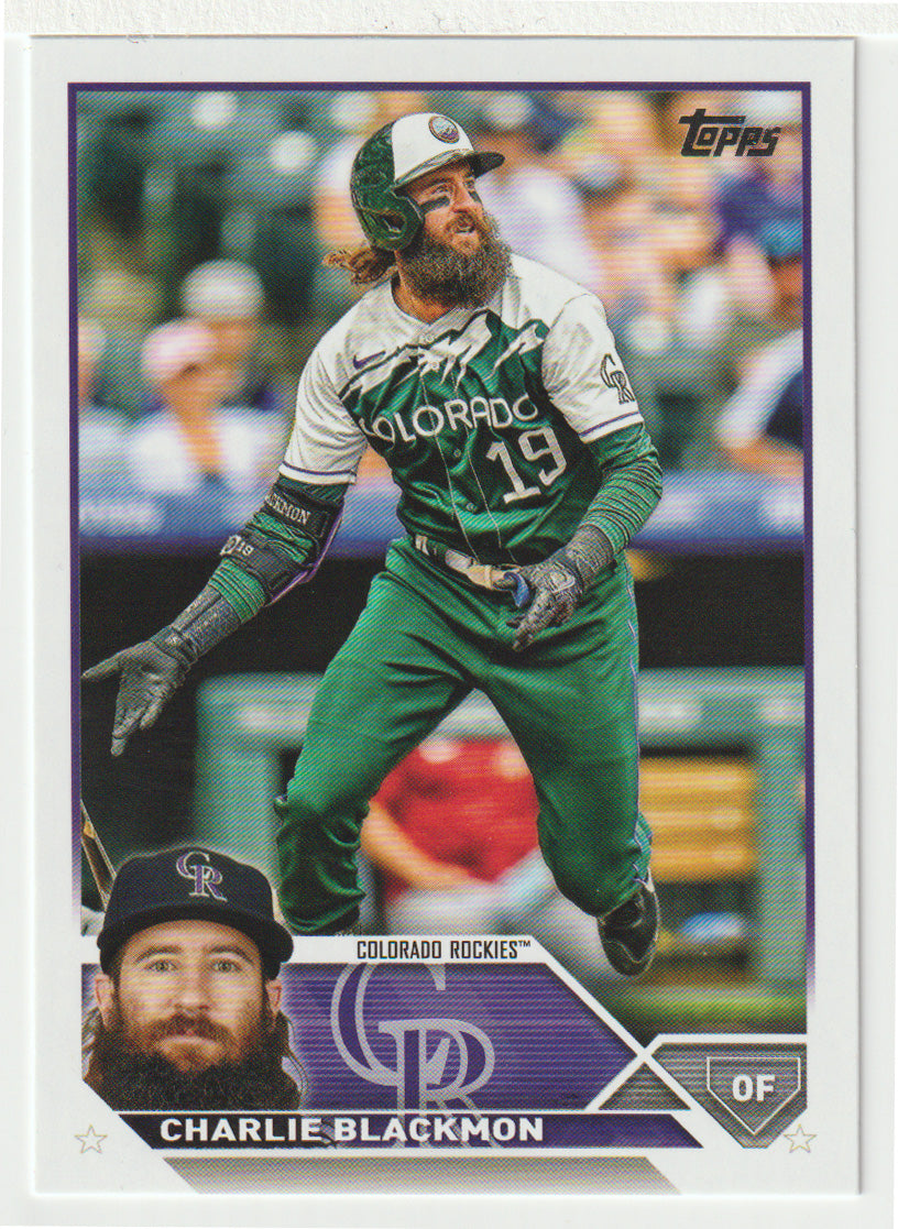 Charlie Blackmon - Colorado Rockies (MLB Baseball Card) 2023 Topps # 523 Mint