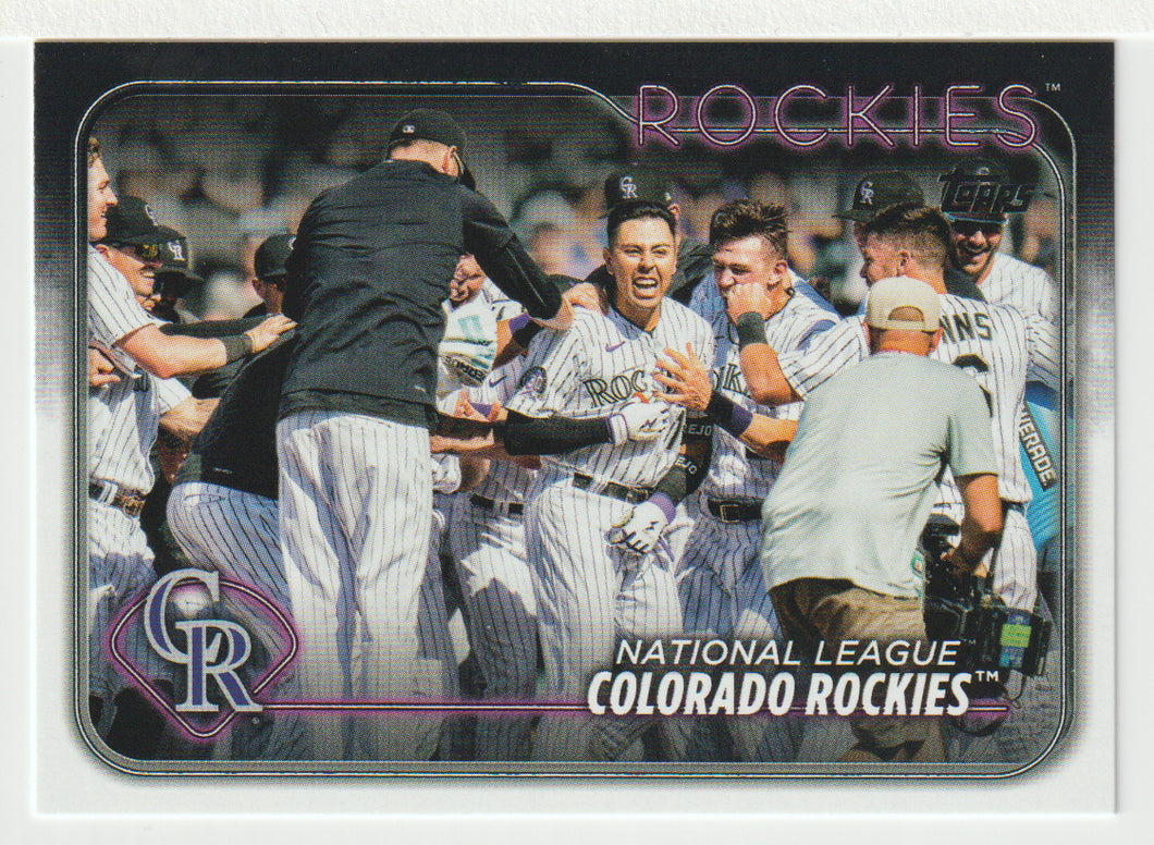Colorado Rockies Team Card (MLB Baseball Card) 2024 Topps # 526 Mint