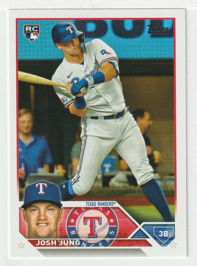 Josh Jung RC - Texas Rangers (MLB Baseball Card) 2023 Topps # 529 Mint