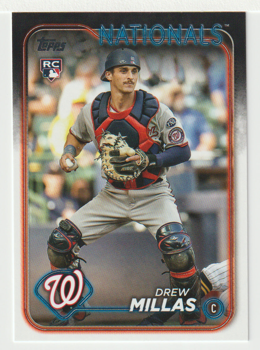 Drew Millas RC - Washington Nationals (MLB Baseball Card) 2024 Topps # 530 Mint