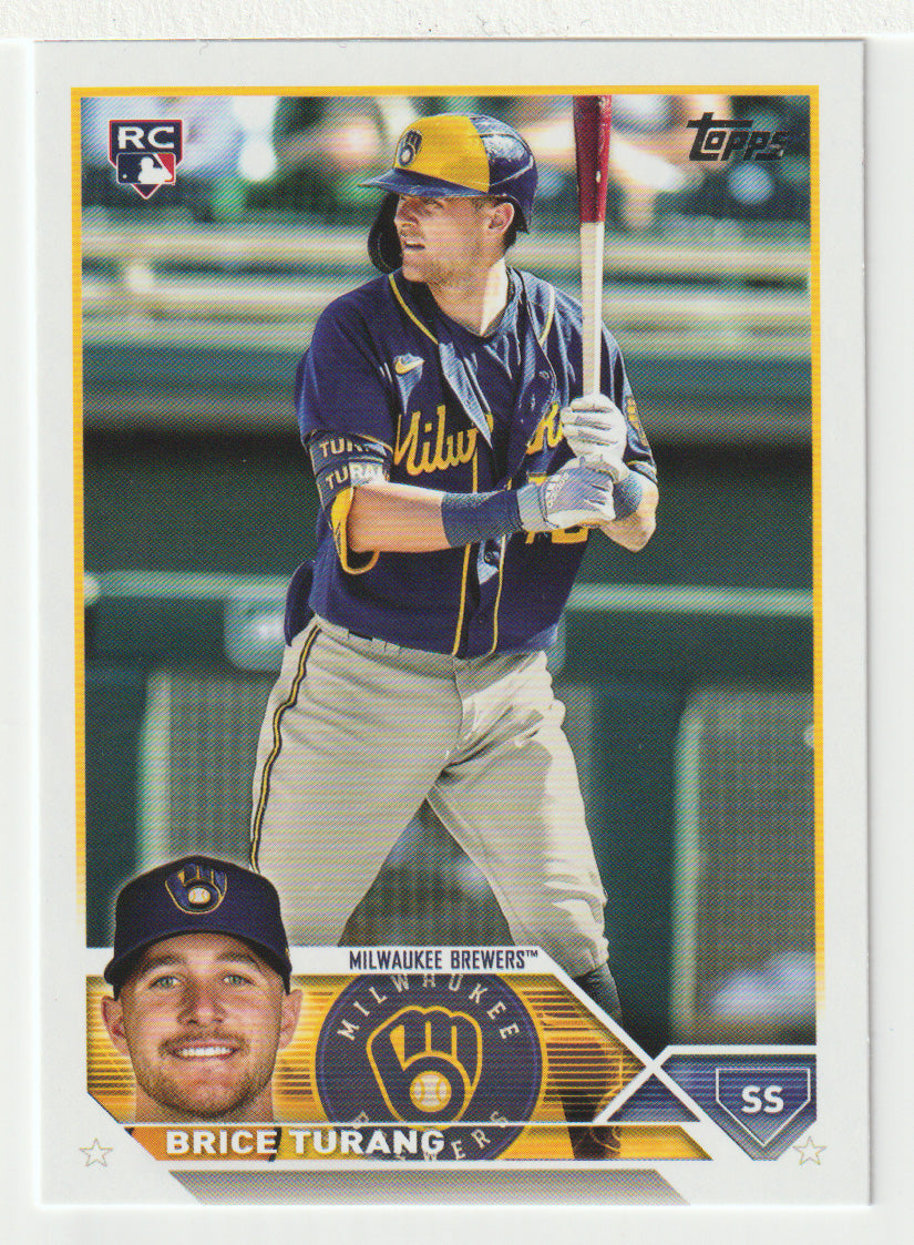 Brice Turang RC - Milwaukee Brewers (MLB Baseball Card) 2023 Topps # 530 Mint