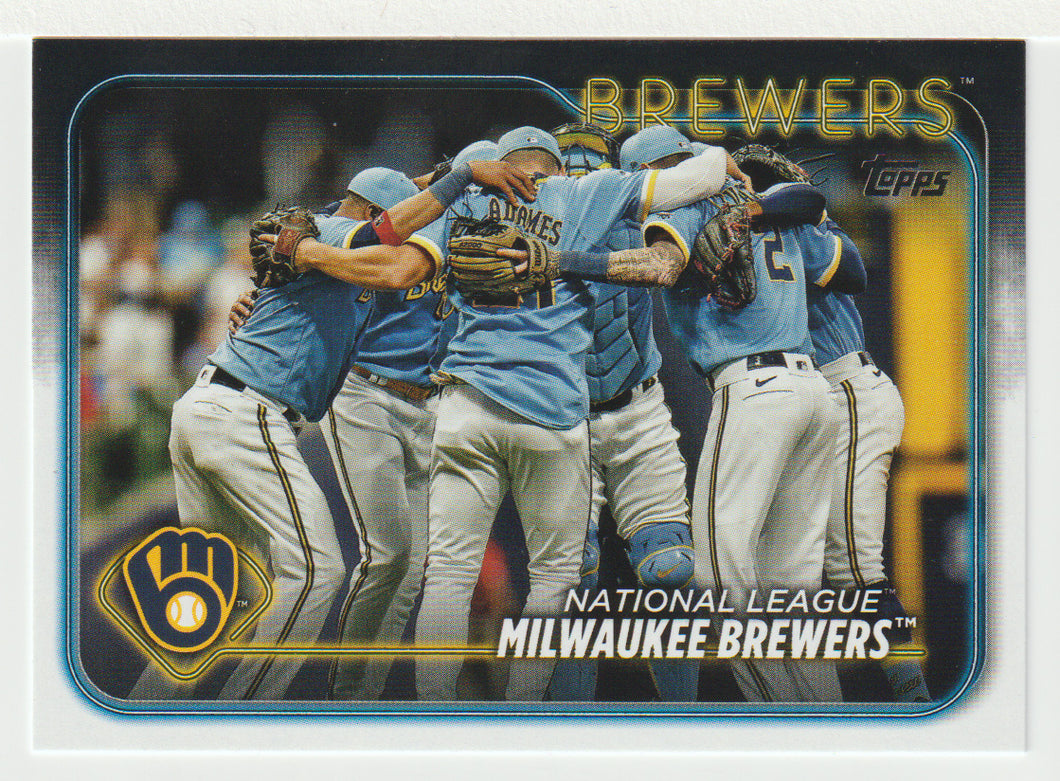 Milwaukee Brewers Team Card (MLB Baseball Card) 2024 Topps # 533 Mint