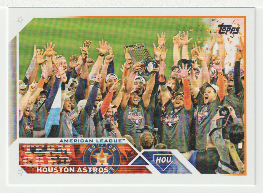Houston Astros Team Card (MLB Baseball Card) 2023 Topps # 534 Mint