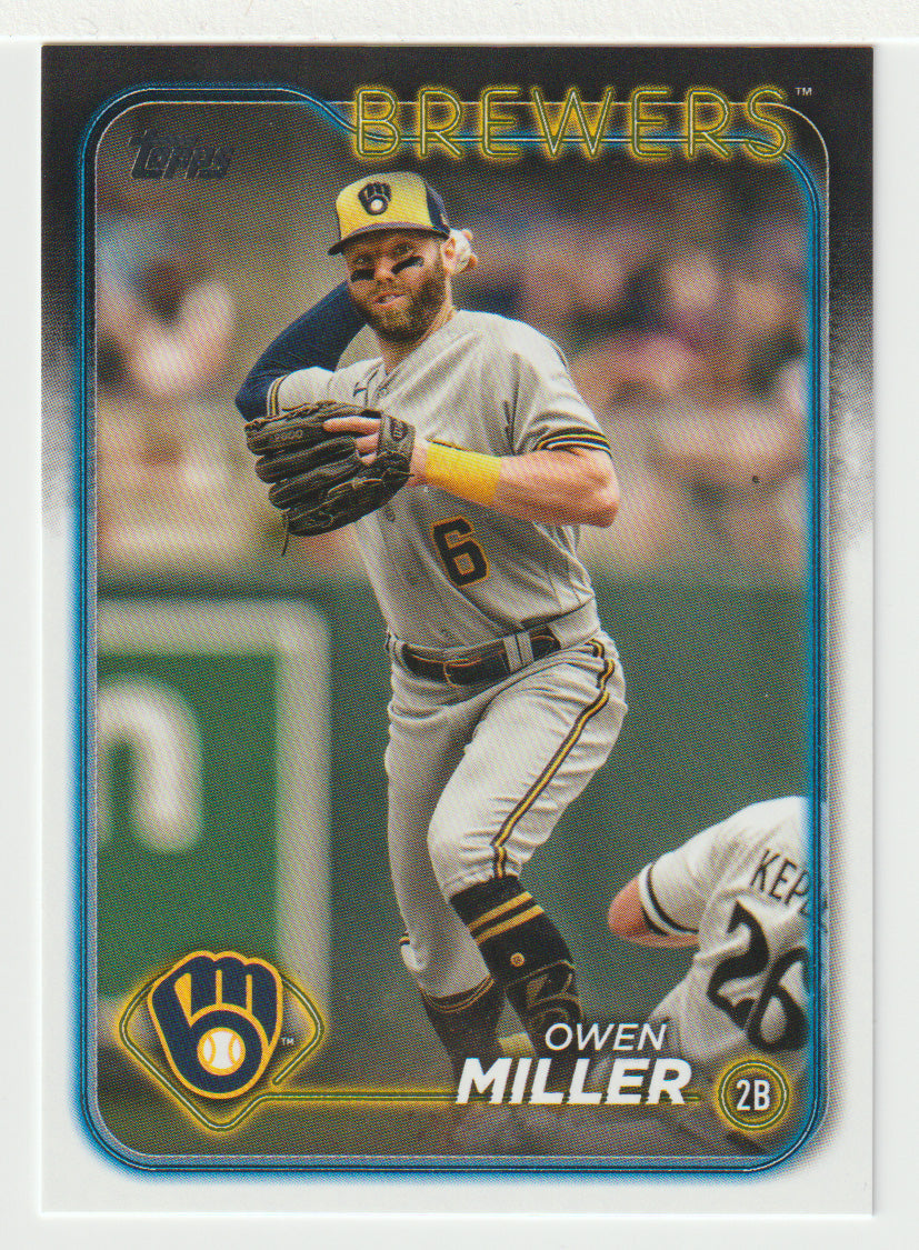 Owen Miller - Milwaukee Brewers (MLB Baseball Card) 2024 Topps # 537 Mint