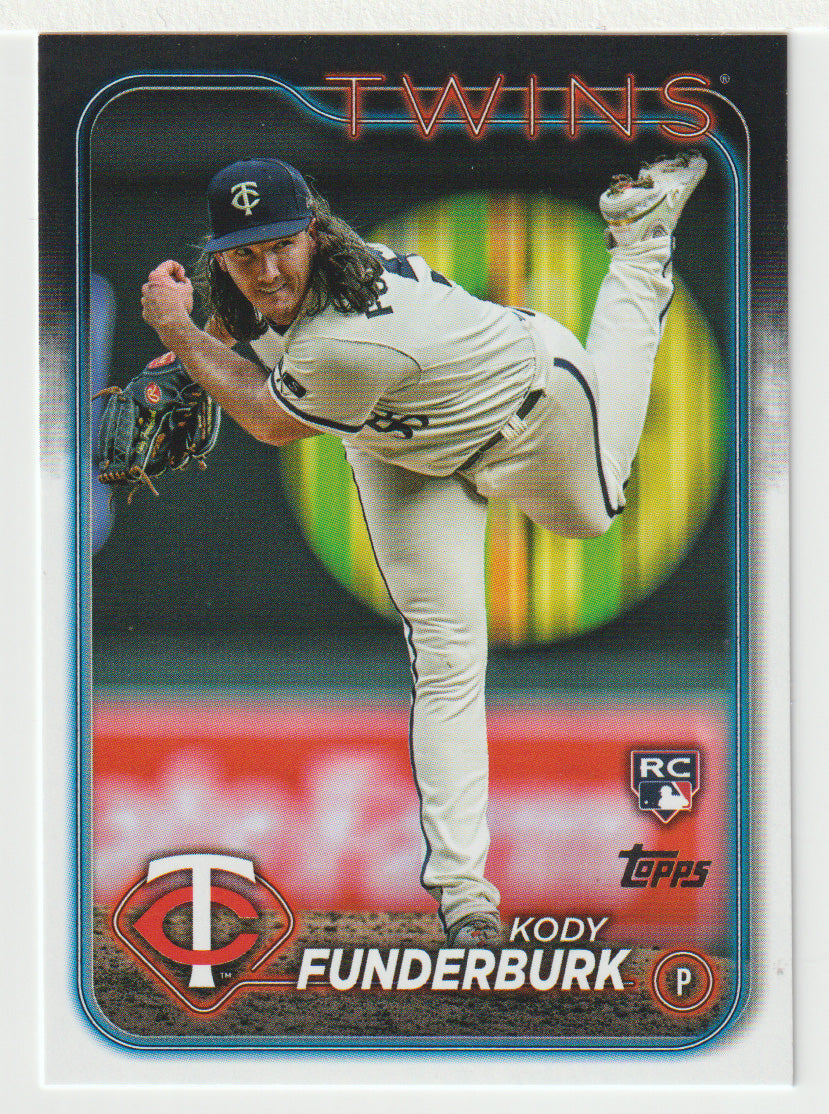 Kody Funderburk RC - Minnesota Twins (MLB Baseball Card) 2024 Topps # 538 Mint