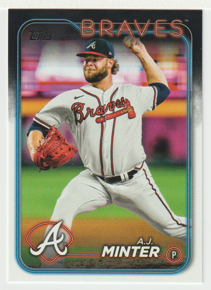 A.J. Minter - Atlanta Braves (MLB Baseball Card) 2024 Topps # 539 Mint
