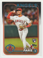 Kyren Paris RC - Los Angeles Angels (MLB Baseball Card) 2024 Topps # 549 Mint