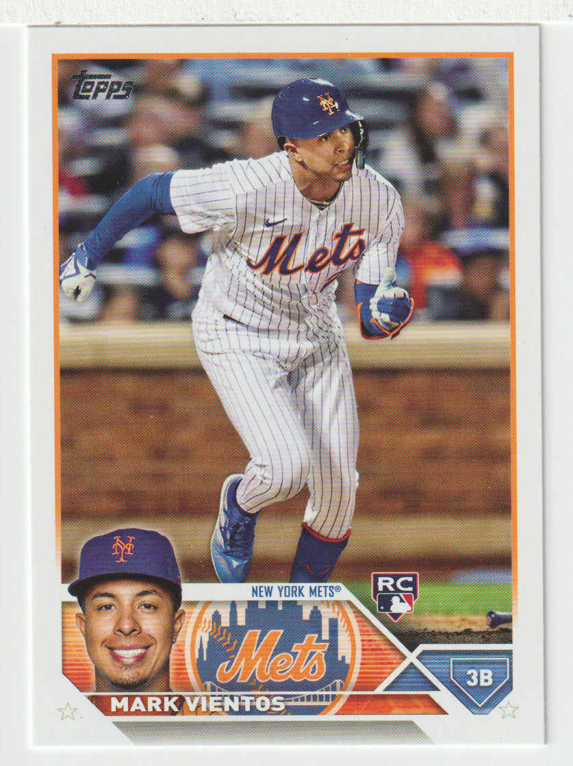Mark Vientos RC - New York Mets (MLB Baseball Card) 2023 Topps # 550 Mint