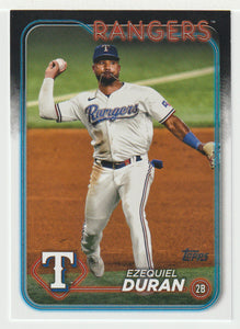Ezequiel Duran - Texas Rangers (MLB Baseball Card) 2024 Topps # 555 Mint