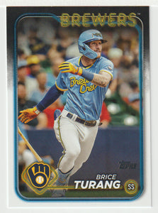 Brice Turang - Milwaukee Brewers (MLB Baseball Card) 2024 Topps # 570 Mint