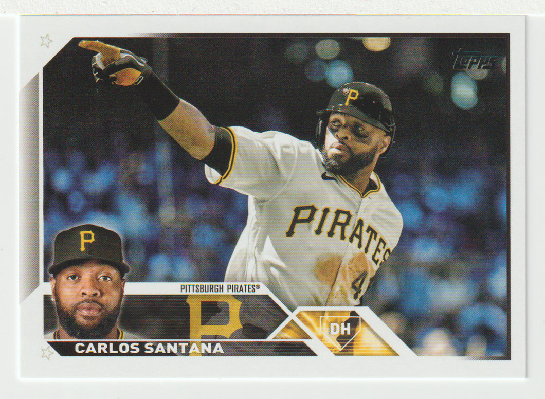 Carlos Santana - Pittsburgh Pirates (MLB Baseball Card) 2023 Topps # 572 Mint