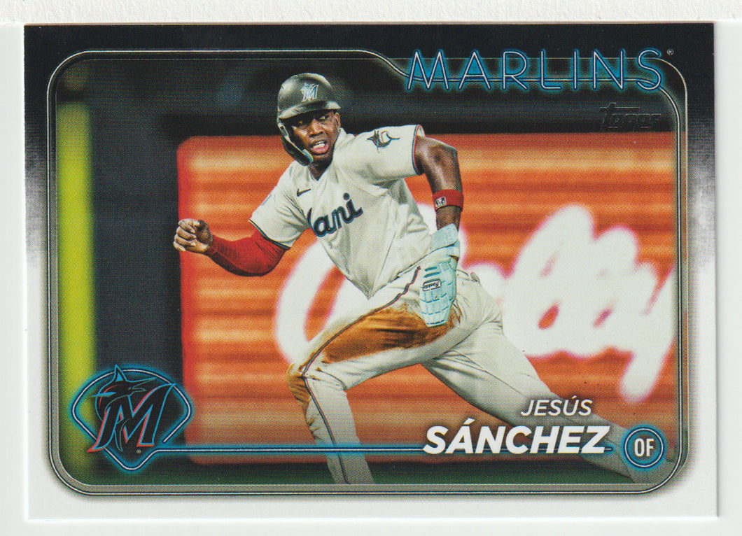 Jesus Sanchez - Miami Marlins (MLB Baseball Card) 2024 Topps # 580 Mint