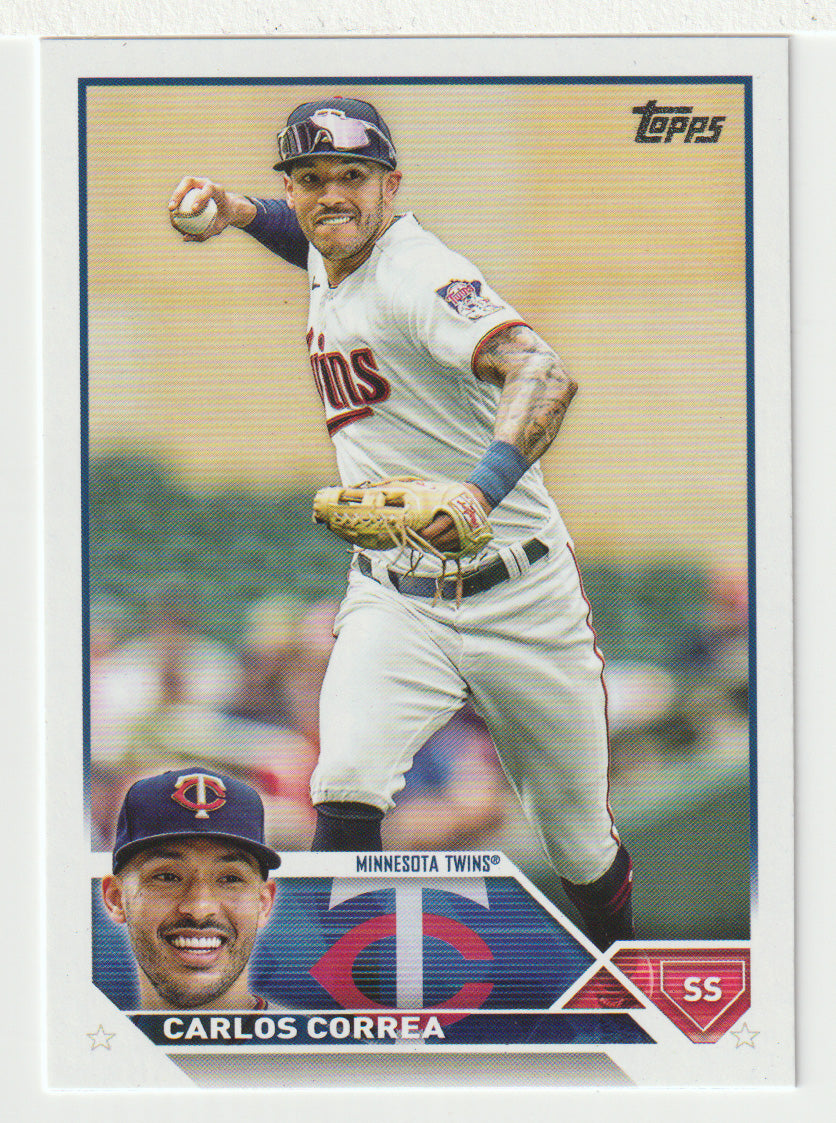 Carlos Correa - Minnesota Twins (MLB Baseball Card) 2023 Topps # 583 Mint