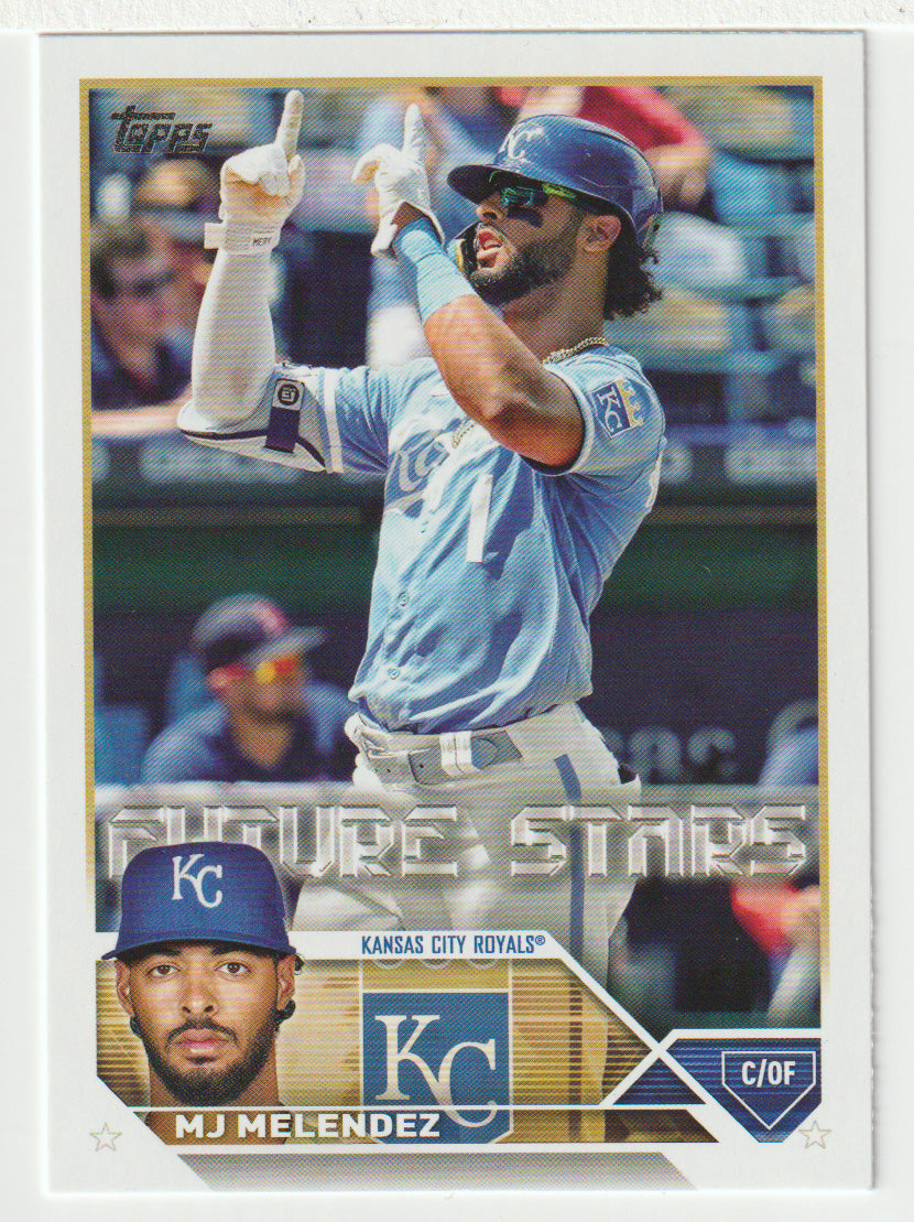 MJ Melendez - Kansas City Royals - Future Stars (MLB Baseball Card) 2023 Topps # 587 Mint