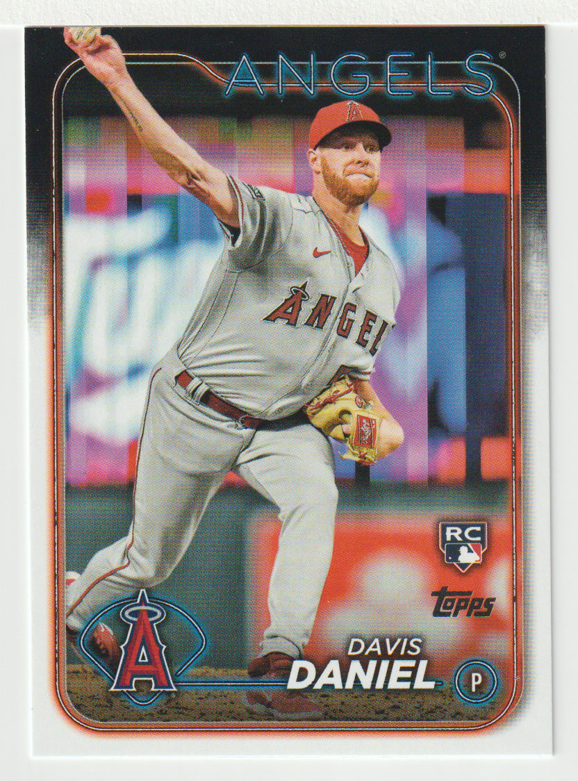 Davis Daniel RC - Los Angeles Angels (MLB Baseball Card) 2024 Topps # 592 Mint