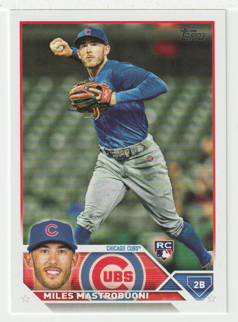 Miles Mastrobuoni RC - Chicago Cubs (MLB Baseball Card) 2023 Topps # 592 Mint