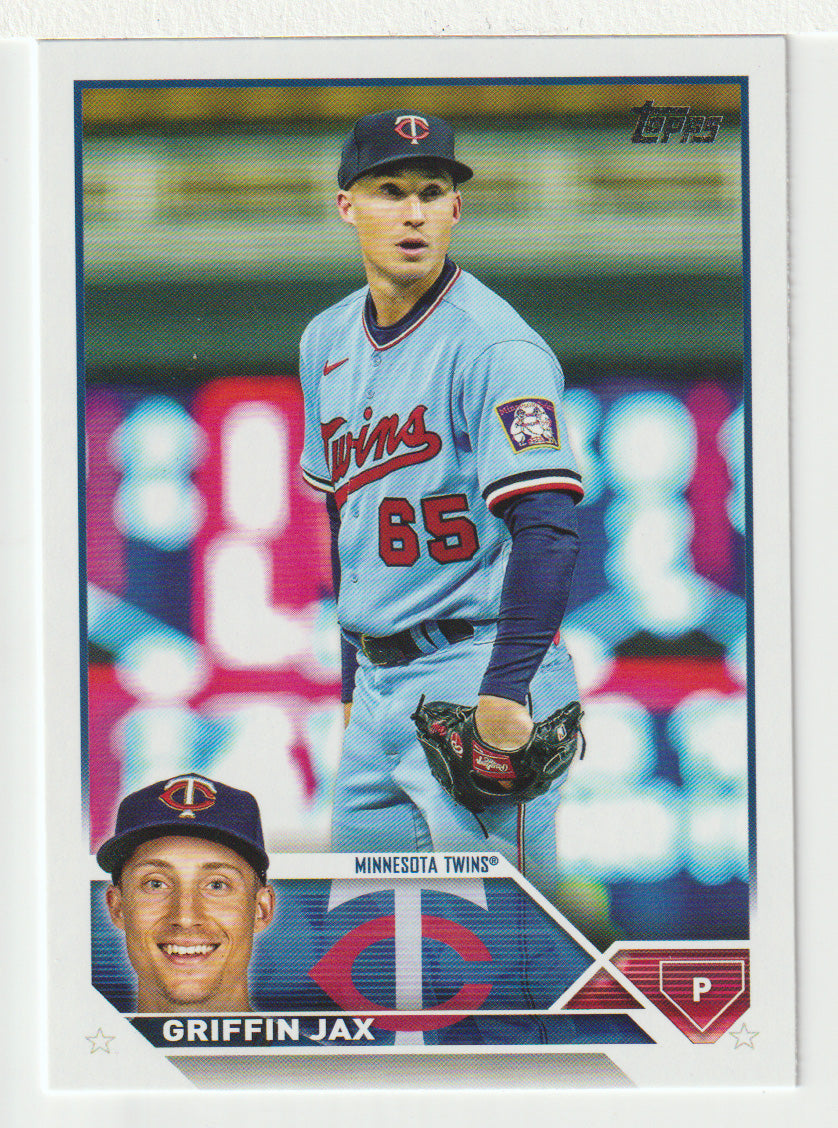 Griffin Jax - Minnesota Twins (MLB Baseball Card) 2023 Topps # 595 Mint