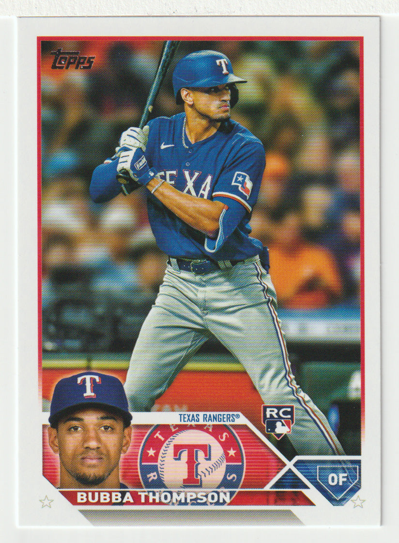 Bubba Thompson RC - Texas Rangers (MLB Baseball Card) 2023 Topps # 597 Mint