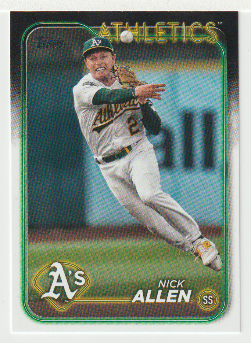 Nick Allen - Oakland Athletics (MLB Baseball Card) 2024 Topps # 599 Mint