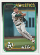 Nick Allen - Oakland Athletics (MLB Baseball Card) 2024 Topps # 599 Mint