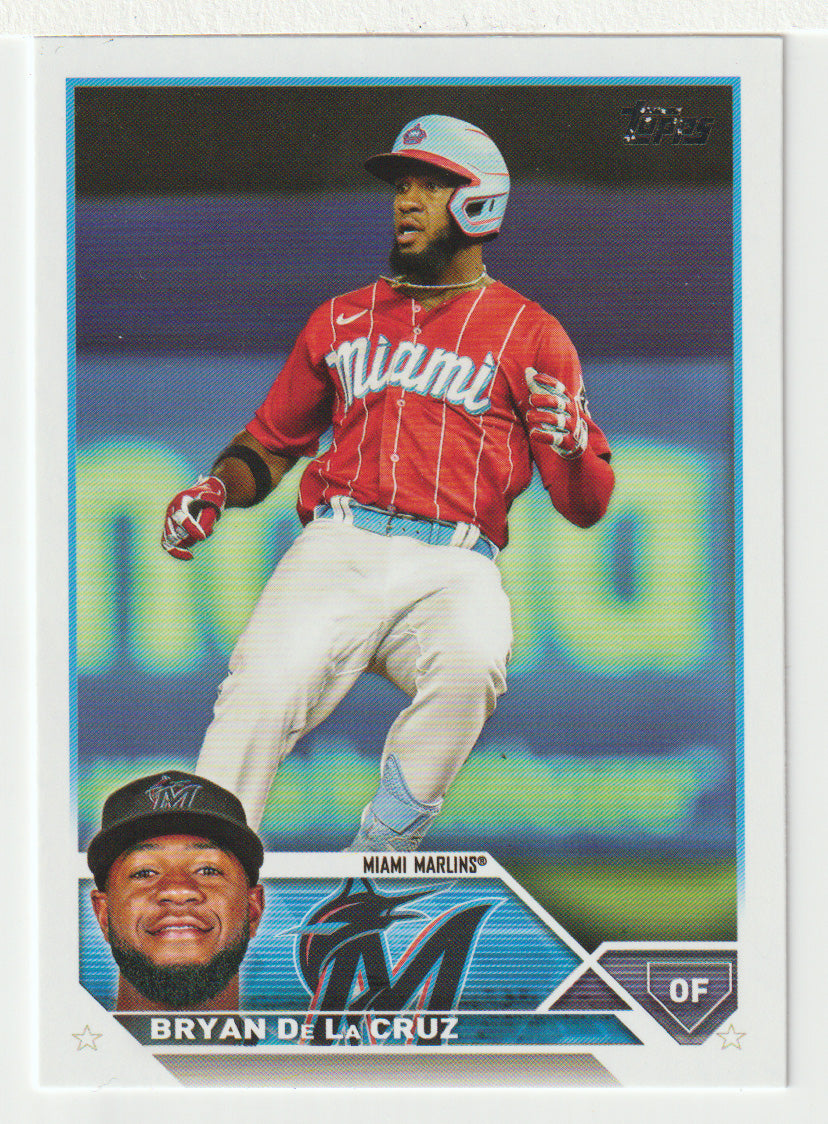 Bryan De La Cruz - Miami Marlins (MLB Baseball Card) 2023 Topps # 599 Mint