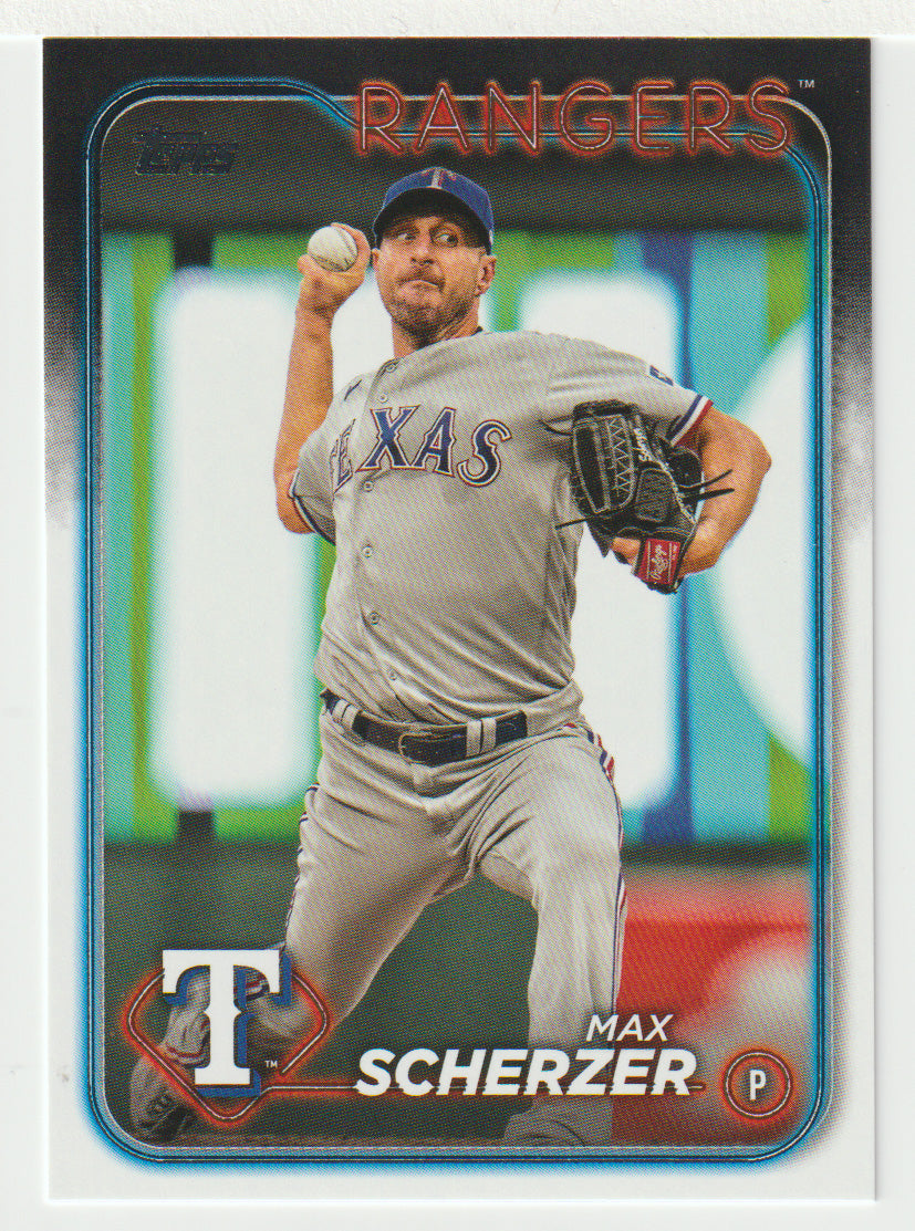 Max Scherzer - Texas Rangers (MLB Baseball Card) 2024 Topps # 600 Mint