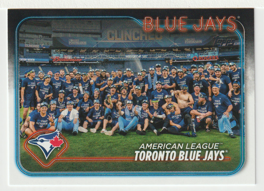 Toronto Blue Jays Team Card (MLB Baseball Card) 2024 Topps # 604 Mint
