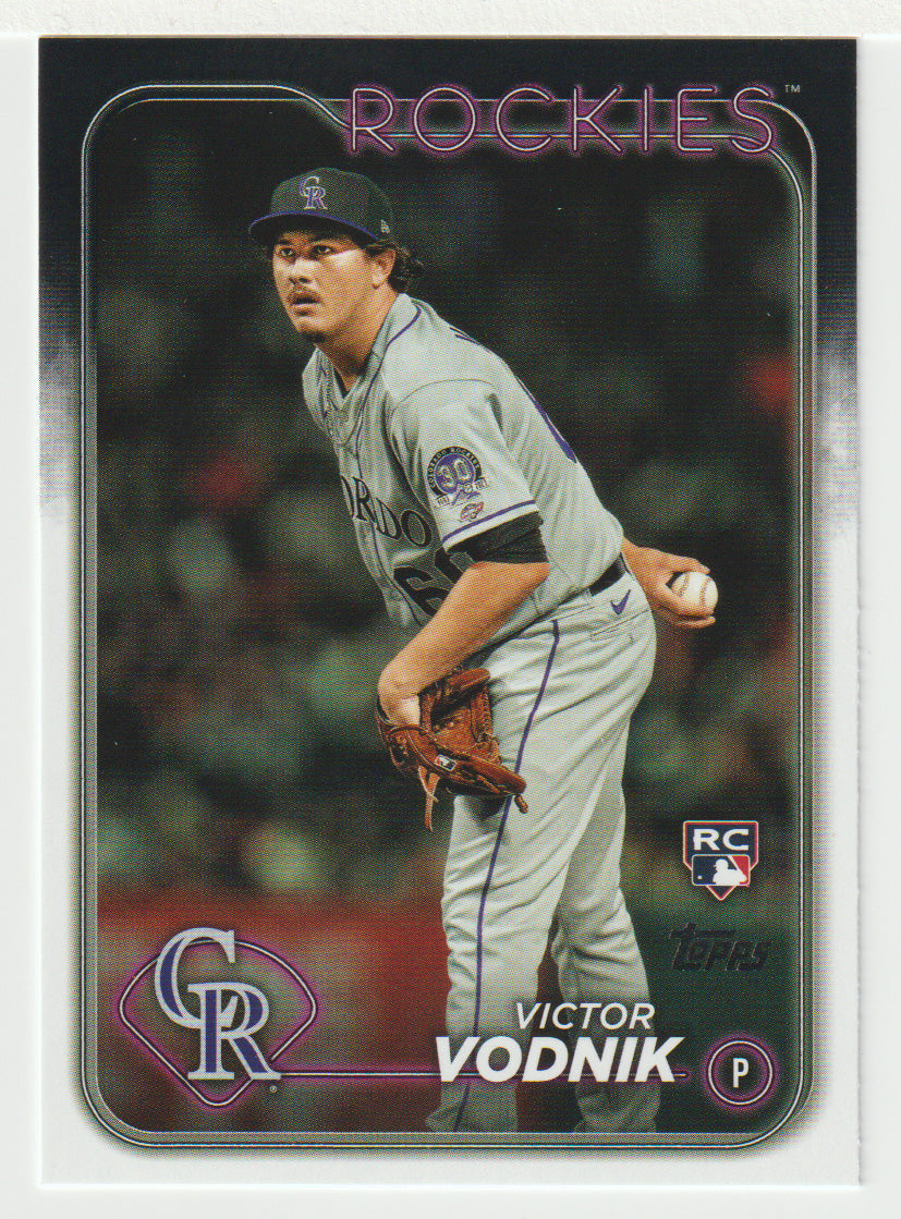 Victor Vodnik RC - Colorado Rockies (MLB Baseball Card) 2024 Topps # 607 Mint