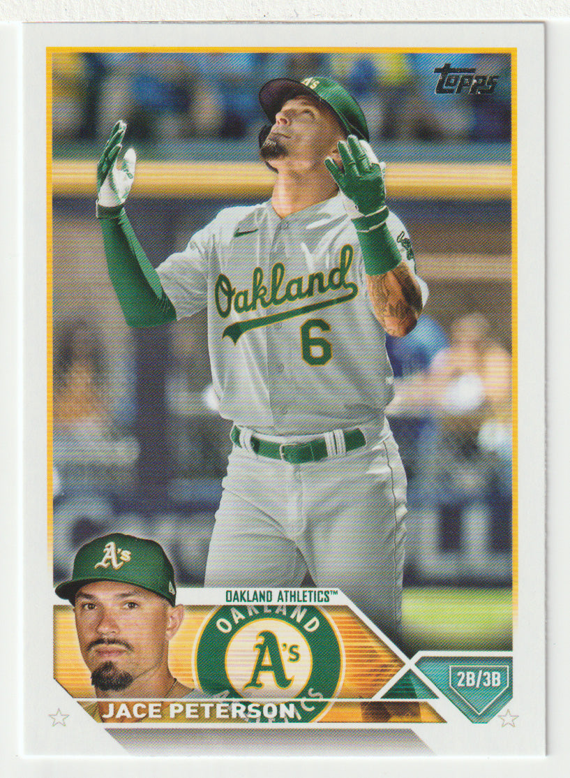 Jace Peterson - Oakland Athletics (MLB Baseball Card) 2023 Topps # 619 Mint