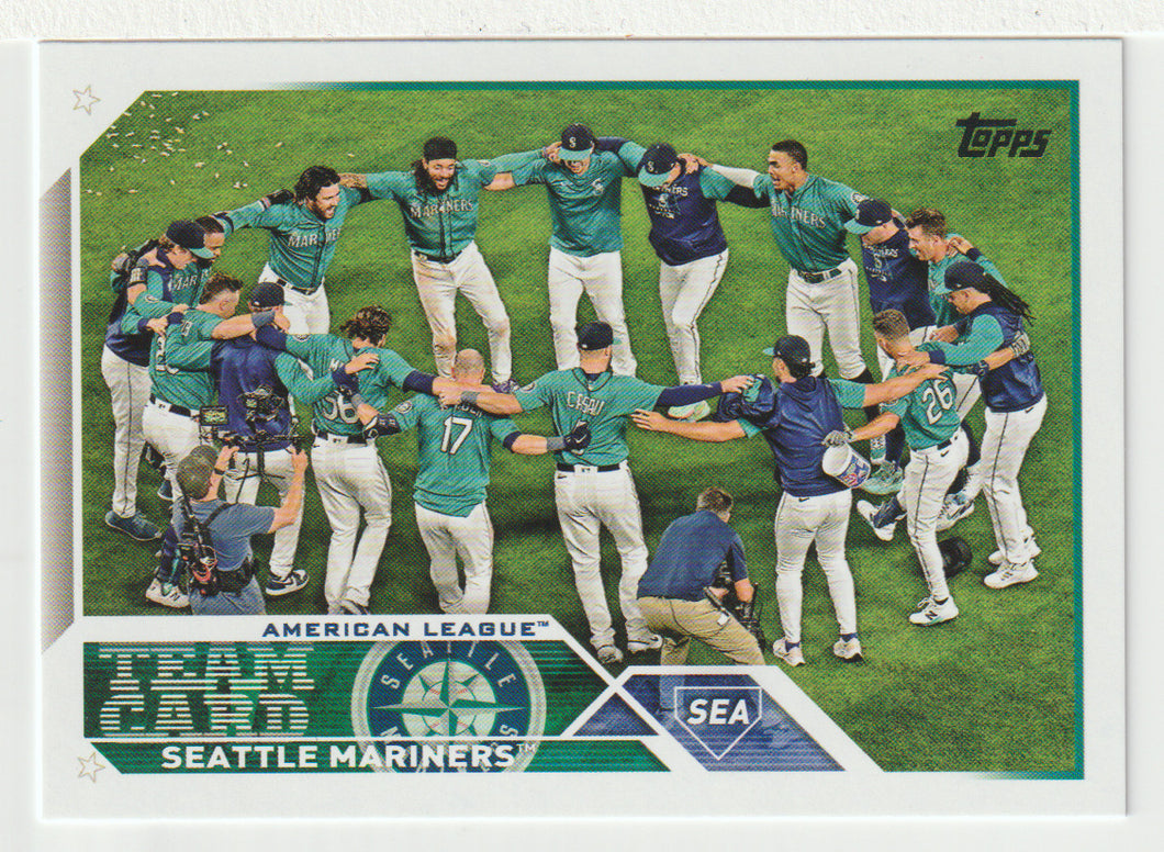 Seattle Mariners Team Card (MLB Baseball Card) 2023 Topps # 627 Mint