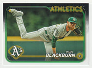 Paul Blackburn - Oakland Athletics (MLB Baseball Card) 2024 Topps # 647 Mint
