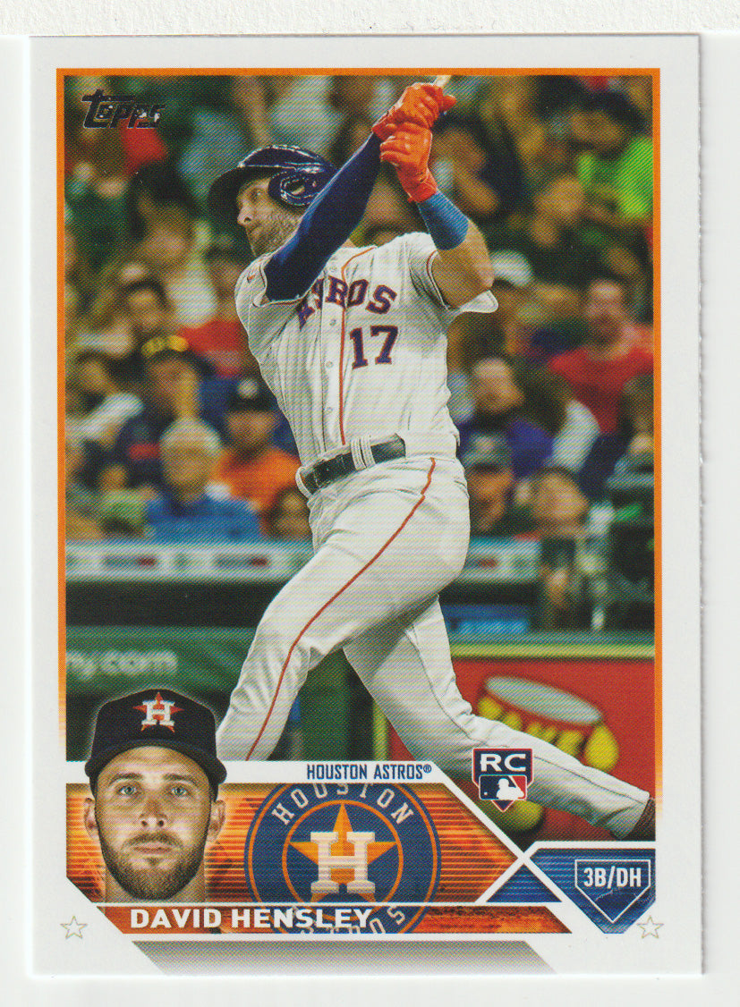 David Hensley RC - Houston Astros (MLB Baseball Card) 2023 Topps # 649 Mint